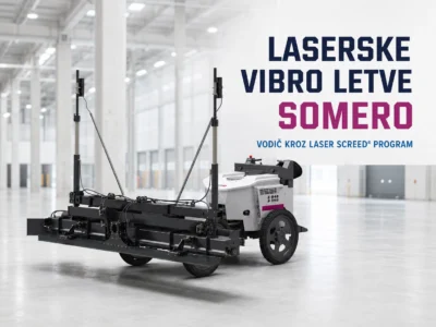 SOMERO S-940 laserska vibro letva za nivelisanje betona